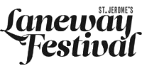 Laneway festival black and white logo