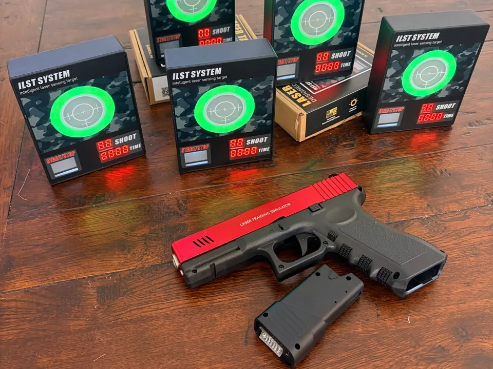 laser target set
