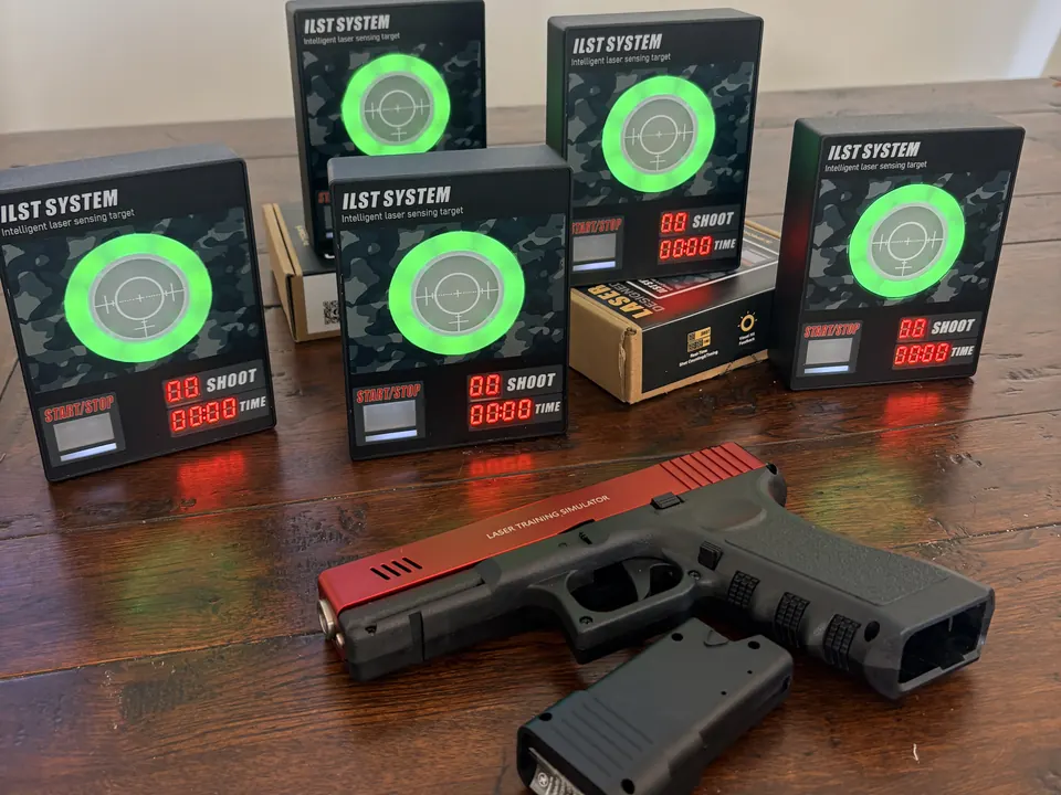 5 laser target hire equipment great for team games
